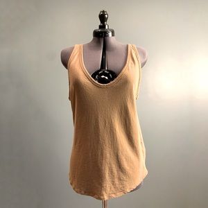 Everlane Air Cami Tank Top, Toasted Coconut (Light Brown), Size Medium, Relaxed